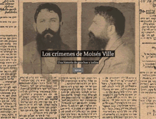 Tablet Screenshot of loscrimenesdemoisesville.com